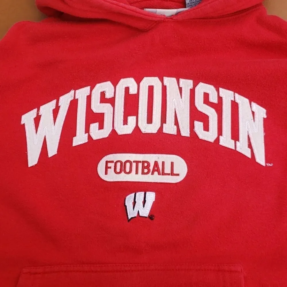 Very Nice Wisconsin Badgers Hoodie Youth Sz M